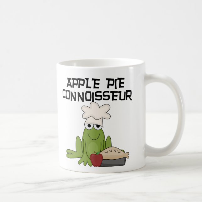 Caneca De Café Camisetas e presentes da Apple Pie Connoisseur (Direita)