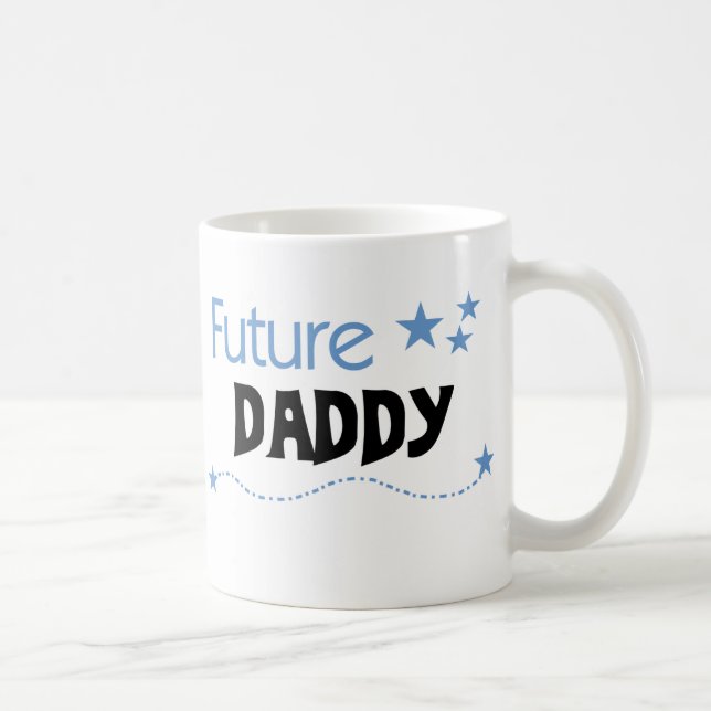 Caneca De Café Camisetas e presentes futuros Pais (Direita)