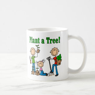 Caneca De Café Camisetas e Presentes Plante uma Árvore