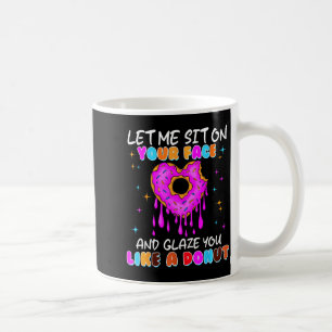 Caneca De Café Camisetas engraçadas de donut inadequadas para mul