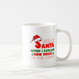 Caneca De Café Camisetas engraçadas de Natal Crianças Adultos Pap