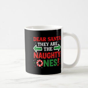 Caneca De Café Camisetas engraçadas de Natal, Querido Papai Noel