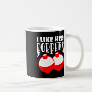 Caneca De Café Camisetas engraçadas de pesca para homens Eu gosto