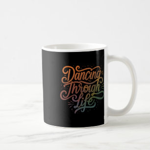 Caneca De Café Camisetas Gráficas Mulheres Meninas Dançam Através