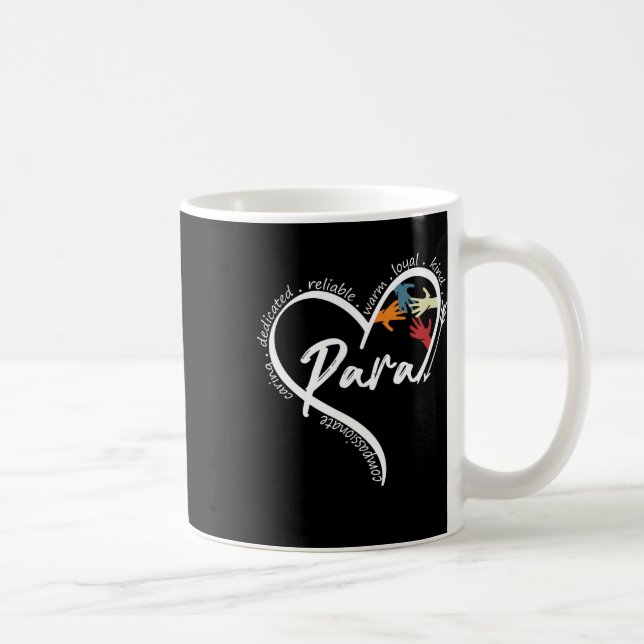 Caneca De Café Camisetas Gráficas Paraprofissionais Voltar às Cam (Direita)