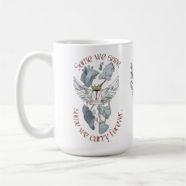 Caneca De Café Camisola Memorial Heart Wings – Luto, Cura &