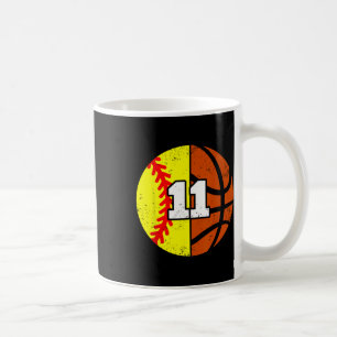Caneca De Café Camisola Número 11 Softll Sketll Aniversário Engra