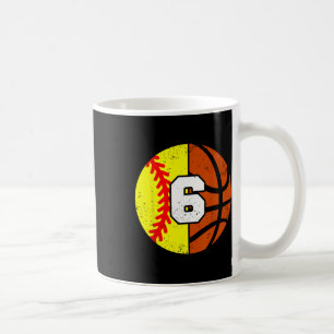 Caneca De Café Camisola Número 6 Softll Sketll Divertida para 6º
