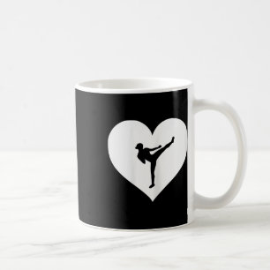 Caneca De Café Camisola ou T-shirt de Karate Amor Rosa Azul Preto