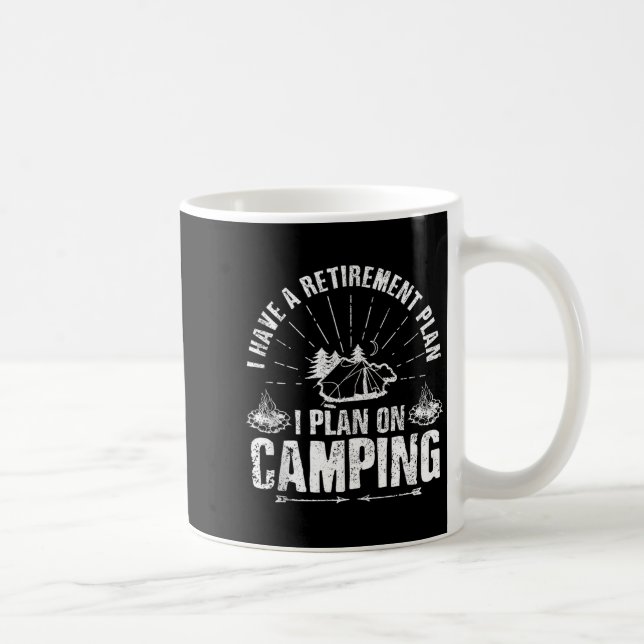 Caneca De Café Camng Retirement Gift Funny Quote Outdoor Retired  (Direita)