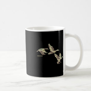 Caneca De Café Camouflage Camo Duck Camo Duck Voando Mallard Caça