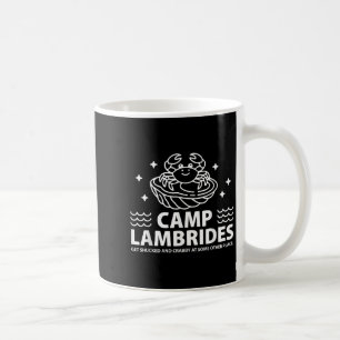 Caneca De Café Camp Lambrides Funny Crabby Oyster Cote Parody
