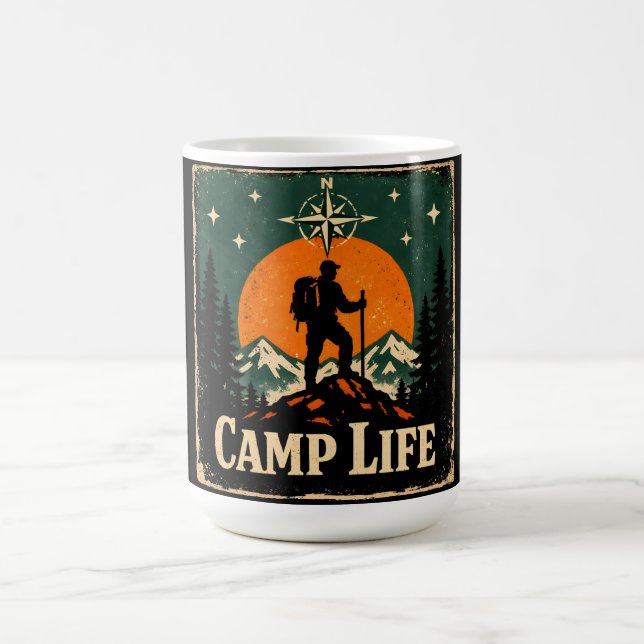 Caneca De Café Camp Life – Outdoor Living Nature Pride (Centro)