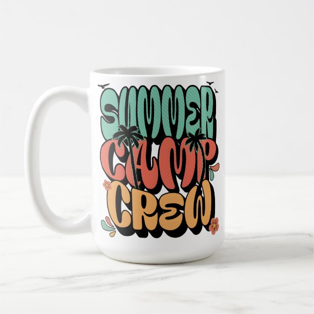 Caneca De Café Camp-Life Summer Camping Beach Vacing (Esquerda)