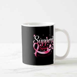 Caneca De Café Campanha de apoio ao guerreiro Cancer de mama de b
