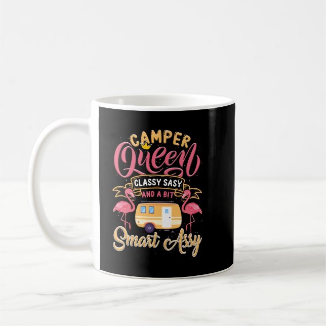 Caneca De Café Campanha de Camper Queen Classy Sassy Smart Assy R (Esquerda)