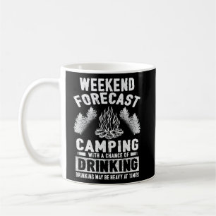 Caneca De Café Campanha de previsão semanal de diversão de Camper