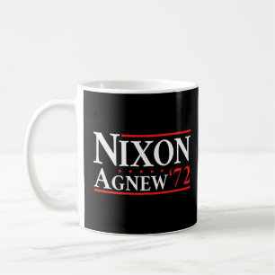 Caneca De Café Campanha Eleitoral de Richard Nixon Agnew Nixon 19
