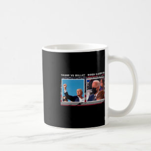 Caneca De Café Campanha Eleitoral EUA 2024 trump Vs Bala