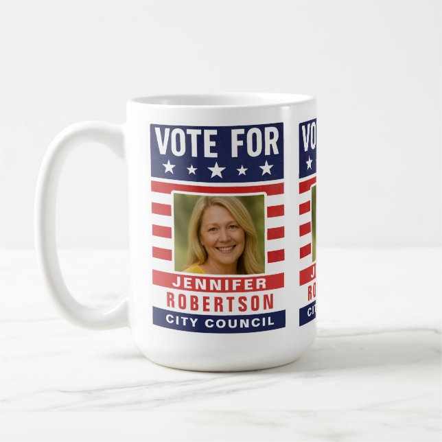 Caneca De Café Campanha Eleitoral Personalizada (Esquerda)