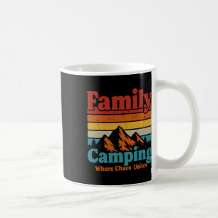 Caneca De Café Campanha Familiar Camping Chaos Une a Feliz Campan