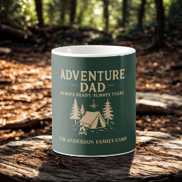 Caneca De Café Campanha Personalizada do Adventure Pai