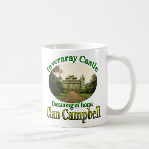 Caneca De Café Campbell Dreaming do Castelo Home Inveraray