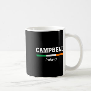 Caneca De Café Campbell Irish Family Name Dia de São Patrício Irl