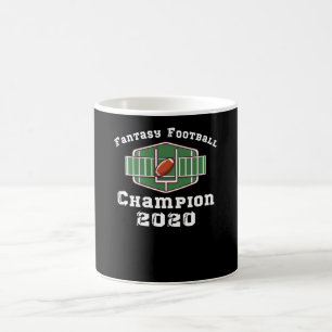 Caneca De Café Campeão de Futebol da Fantasy 2020