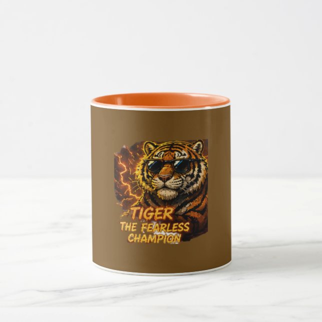 Caneca de Café Campeão Destemido Tigre (Centro)