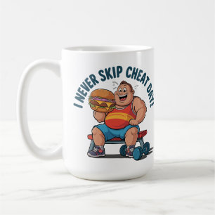 Caneca De Café Campeão do Dia de Chatos: Objetivos de Gym Reimagi