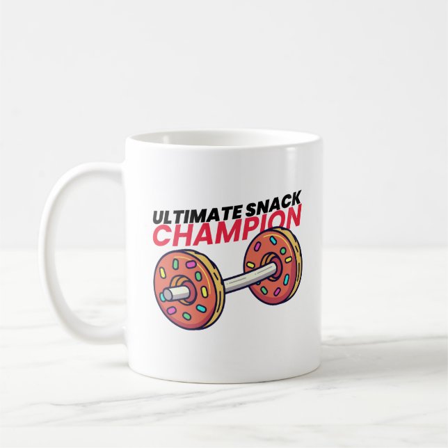 Caneca De Café Campeão Supremo de Lanches (Esquerda)