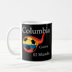 Caneca De Café Campeonato do mundo - Colômbia contra. O mundo