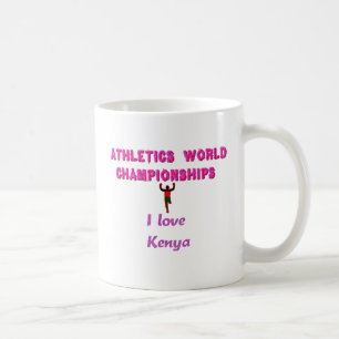 Caneca De Café Campeonatos Mundiais de Atletismo Corredor do Quên