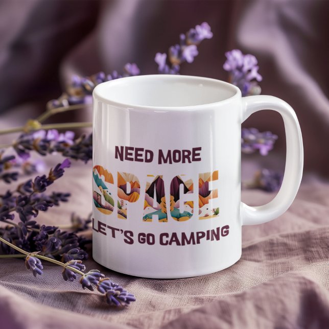 Caneca De Café Camper Fan Precisa de mais espaço para a ideia (Criador carregado)