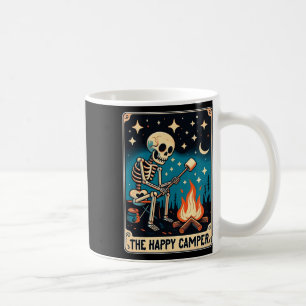 Caneca De Café Camper Tarot Card Skeleton Camper Camper Engraçado
