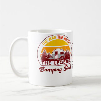 Caneca De Café Camping Dad Motorhome Caravan Camper Dad