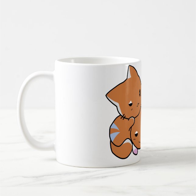 Caneca De Café Camping Kittens Mug (Esquerda)