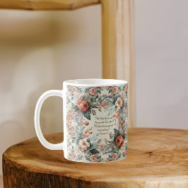 Caneca De Café Campo Algodão Floral Morning Bênção Mug