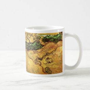 Caneca De Café Campo com dois coelhos por Vincent van Gogh