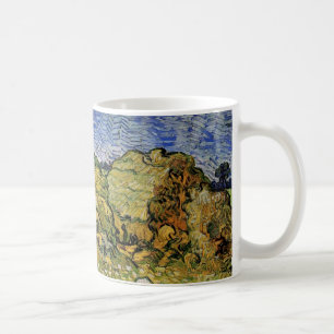 Caneca De Café Campo com Montes de Trigo por Vincent van Gogh