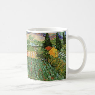 Caneca De Café Campo com Papoulas por Vincent van Gogh