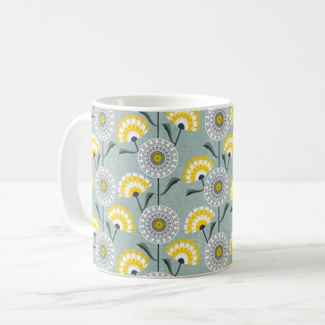 Caneca De Café Campo Dandelions (Frente Esquerda)