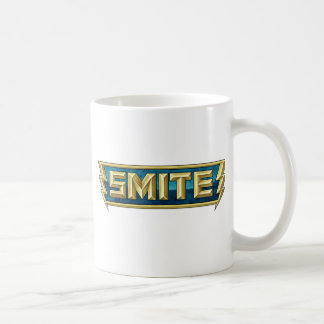 Caneca De Café Campo de batalha do logotipo do SMITE dos deuses