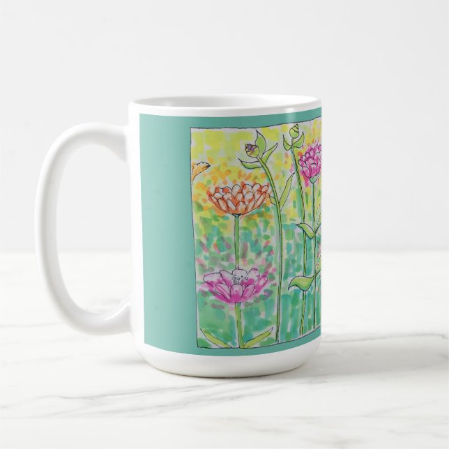 Caneca De Café Campo de Flores (Esquerda)
