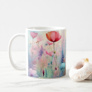 Caneca De Café Campo de flores silvestres