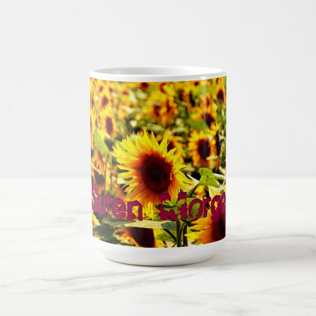 Caneca De Café campo de girassóis (Centro)