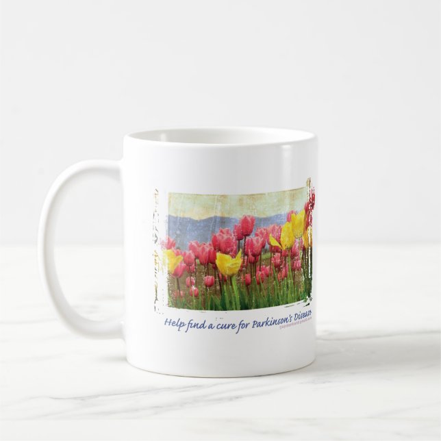 Caneca De Café Campo de Tulipas de Parkinson (Esquerda)