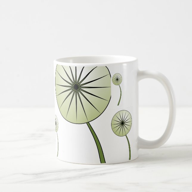 Caneca De Café Campo dos dentes-de-leão (Direita)