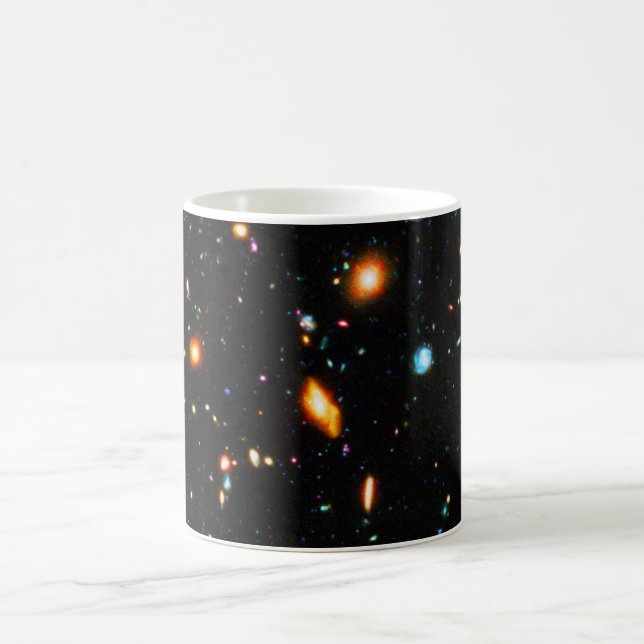 Caneca De Café Campo Ultra Profundo do Hubble (Centro)